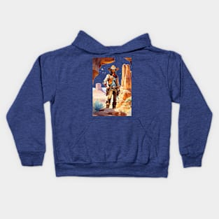 Cowboy In Sedona Kids Hoodie